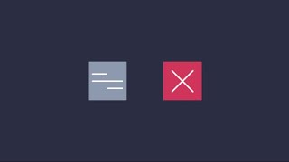 Simple animated burger menu toggle using HTML, CSS, JS #css #html #javascript #cssanimation