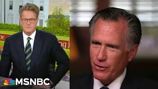 'I am so confused': Joe reacts to Sen. Romney's remarks on why Biden should've pardoned Trump