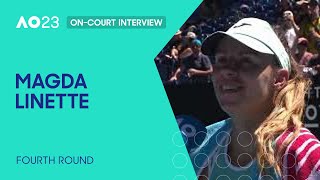 Magda Linette On-Court Interview | Australian Open 2023 Fourth Round