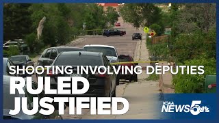 Shooting involving El Paso County Sheriff's Office deputies ruled justified