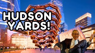 WALKING 🇺🇸 HUDSON YARDS at NIGHT ⛄️| Midtown Manhattan Walking Tour!