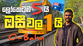 O'bahn Adelaide Australia 🇭🇲📍 | පීල්ලෙ ද? පාරෙද? 🤔 | BRT | Guided Busway | Srilankan in Adelaide 🇱🇰