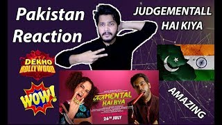Judgementall Hai Kya Official Trailer - Pakistan Reaction | Kangana Ranaut, Rajkummar Rao