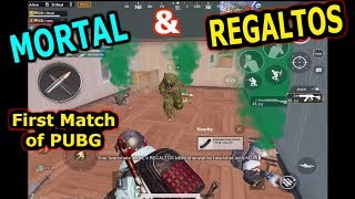 Mortal \u0026 Regaltos First Match with Victory Together on Stream || PUBG MOBILE