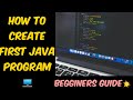 How to create first java program? | Hello world using notepad 💻 | Begginers guide🔍💻