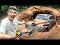 Found a REAL Abandoned CAR Trapped in the EARTH! JACKPOT!!!