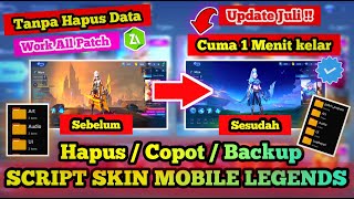 CARA HAPUS SCRIPT MOBILE LEGENDS TANPA HAPUS DATA TERBARU 2024 || CARA MELEPAS SCRIPT MOBILE LEGENDS