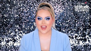 NikkieTutorials reflects on coming out as transgender at the Attitude Awards 202