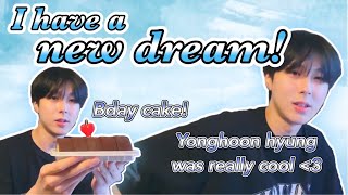 [ONEWE/ENG] Yonghoon being a STAR and a great hyung during training | CyA's new dream | Happy YH Day