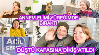 KIZIM ARADI🥹HASTANEDE HABERİNİ VERDİ‼️DİKİŞ ATILDI‼️ANNEM KORKUTTU‼️PANİKLEDİM😔KOŞA KOŞA EVE GELDİM✅