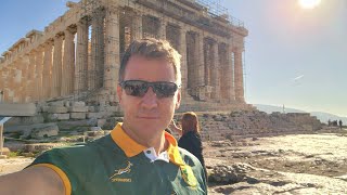 Ian Haggerty RSA 🇿🇦 is live! At the Parthenon in Greece