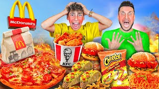 Eating The Spiciest Food From Every Fast Food Restaurant