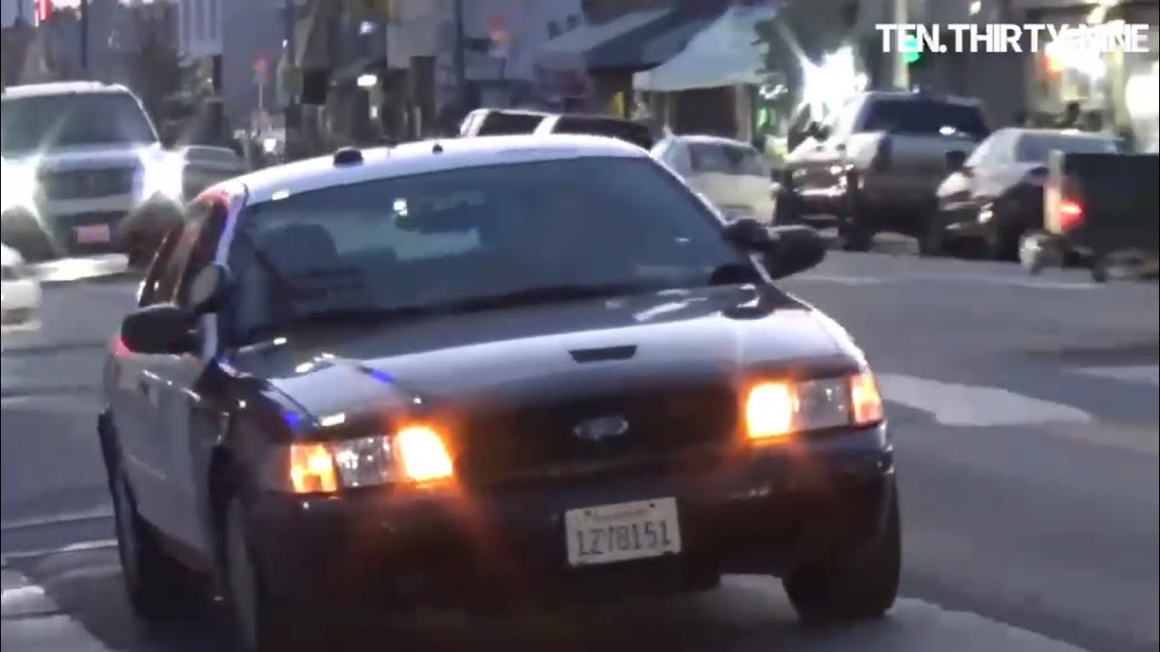 Lapd Gang Unit Responding Code 3 Youtube