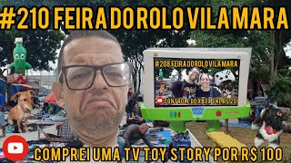 #210 Feira do Rolo Vila Mara Comprei uma TV Toy Story, será que deu bom? #cacadagamer  #geek #nerd