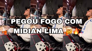 #drumcam Não Pare - Midian Lima - Lucas Regio