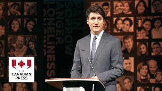 Trudeau speaks at memorial for anniversary of Flight 752 downing