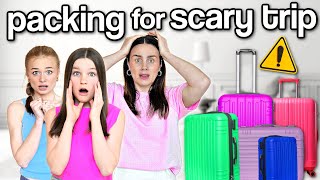 PACKING FOR THE SCARIEST TRIP OF OUR LIFE! | Family Fizz