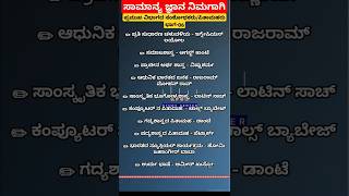 ಪ್ರಮುಖ ವಿಭಾಗದ ಸಂಶೋಧಕರು/ಪಿತಾಮಹರು ಭಾಗ-06|#ಕರ್ನಾಟಕ #gkkannada #gkshorts |@Kpscstudycenter