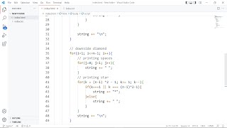 How to Make Hollow Diamond Pattern in JavaScript | JavaScript Problem Solving | Learn with Sazzad