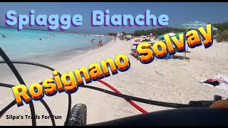 11 luglio 2023: 72 km per vedere le famose Spiagge Bianche a Rosignano Solvay.