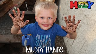 Muddy Playtime \u0026 Surprise Family Visit || Mommy Monday