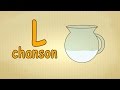 francais alphabet chanson - apprendre la lettre L - apprendre français pour les petit