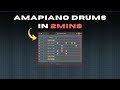 Amapiano drum pattern in 2 minutes