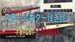 スチールギター弾き比べ　Fender - Canopus