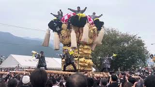 2023/10/14 土居町秋祭り 小林太鼓台