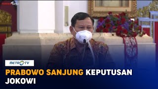 Sanjung Jokowi di Depan Koalisi, Prabowo: Keputusan Bapak Cocok untuk Rakyat Kita