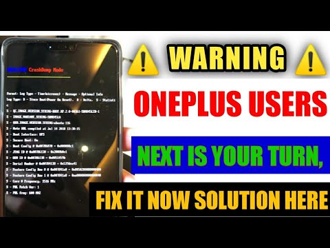 Warning To OnePlus Mobile Users.Qualcomm Dump Crash Mode Happen Any ...