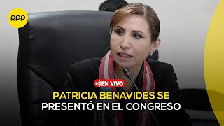 🔴 Patricia Benavides se presenta ante la Comisión de Fiscalización del Congreso | En vivo