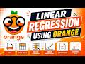 Experiment 10 | Linear Regression Using Orange Data Mining | Applications of AI