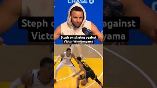 Steph Curry breaks down how Wemby affects the game