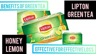 Lipton Green Tea Honey Lemon Reviews