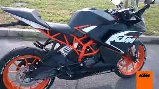 KTM RC 125 original exhaust sound