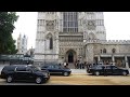 Foreign leaders arrive at Westminster Abbey for Queen's funeral