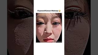 Real Korean Makeup look like this😂 #shorts #korean #koreanmakeup #makeup #brilliancebyrasa #fyp