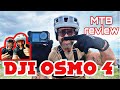 DJI OSMO 4 MOUNTAIN BIKE SPECIFIC REVIEW *IN LOW LIGHT!*