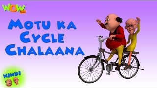 Motu ka Cycle Chalaana- Motu Patlu in Hindi - 3D Animation Cartoon -As on Nickelodeon