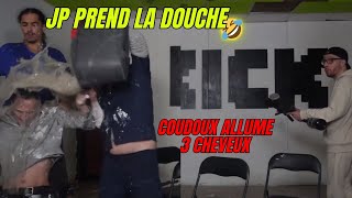 JP PREND LA DOUCHE 🤣 COUDOUX ALLUME 3 CHEVEUX 🤣 jeanpormanove safine Naruto