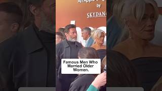 Famous Men Who Married Older Women.#actor  fyp  #demimoore #ashtonkutcher  #hughjackman  1min