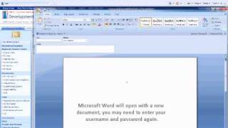 SNAP Training: Create a New Deocument