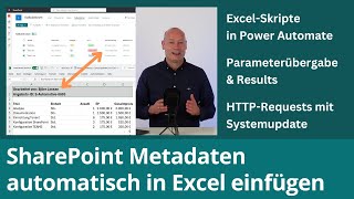 Power Automate: SharePoint Metadaten in Excel einfügen