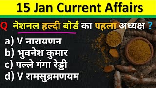 15 January Current Affairs 2025 Daily Current Affairs Current Affair Today Current Affairs 2025 CA