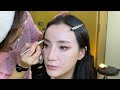 asmr chinese beauties challenge european and american style makeup relieve stress and help sleep