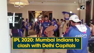 IPL 2020: Mumbai Indians to clash with Delhi Capitals