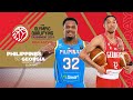 PHILIPPINES vs. GEORGIA I FIBA Olympic Qualifying Tournament 2024 I @baskemali