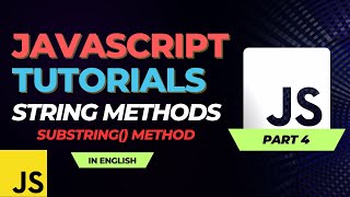 JavaScript String Methods Part 4 | JavaScript tutorials #javascript #js #education #tutorial #coding