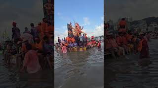 Amazing ganesh visarjan #visarjan #ganesh #mumbai #shorts #trending